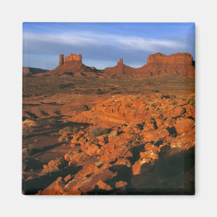 USA, Utah, Monument Valley. Sonnenuntergangslicht Magnet