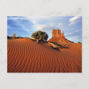 USA, Utah, Monument Valley. Wind erstellt Postkarte