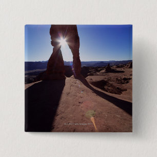 USA, Utah, wölbt Nationalpark, Sonneglänzen Button