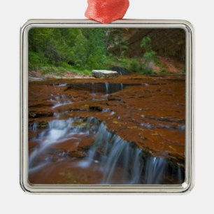USA, Utah, Zion-Nationalpark. Landschaftlich Ornament Aus Metall