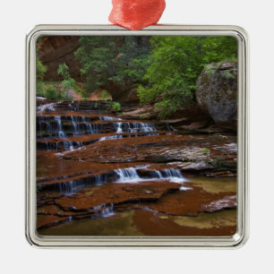 USA, Utah, Zion-Nationalpark. Landschaftlich von 4 Silbernes Ornament