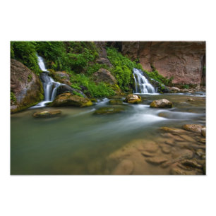 USA, Utah, Zion-Nationalpark. The Virgin Fotodruck