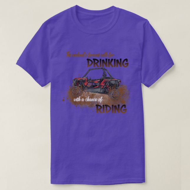 Usa Utv Rzr Racing T-Shirt (Design vorne)