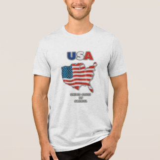 USA - Vereinigter Staat Amerika Tri-Blend Shirt