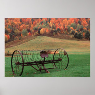 USA, Vermont, Bauernhof. Poster