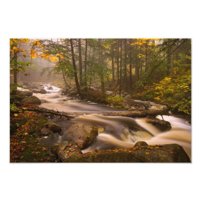USA, Vermont, East Arlington, Flussläufe 2 Fotodruck (Vorne)
