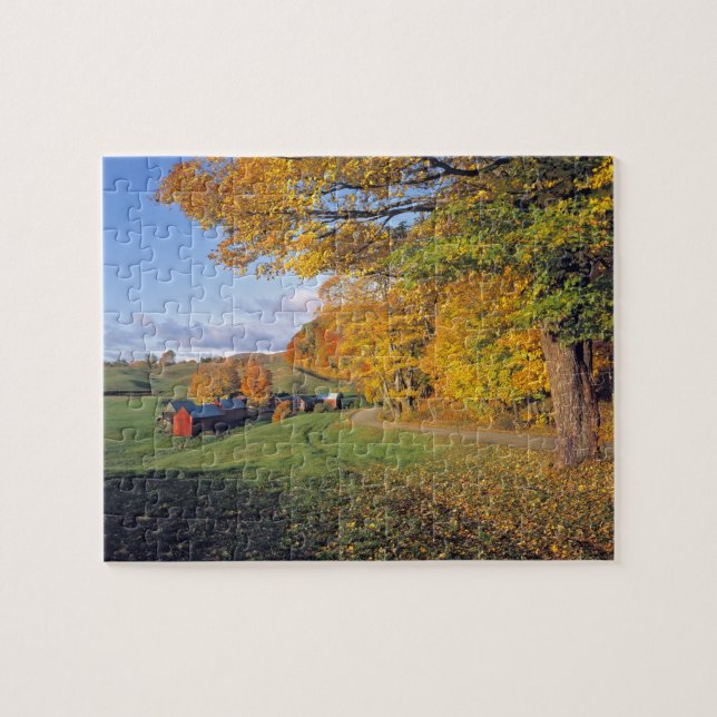 USA, Vermont, Jenne Bauernhof. Fall kommt zu Jenne (Horizontal)