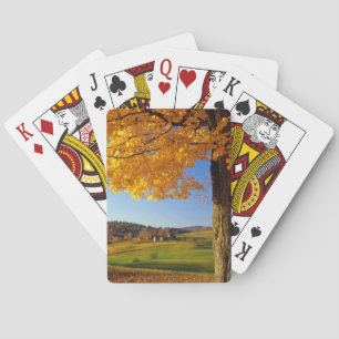 USA, Vermont. Landschafliche Farm in der Nähe von Spielkarten