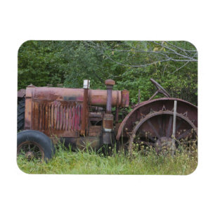 USA, Vermont, MANCHESTER: Antiker Landwirtstraktor Magnet