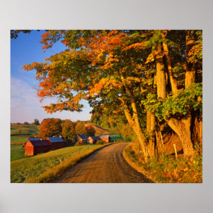 USA, Vermont, South Woodstock Poster