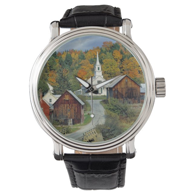 USA, Vermont, Waits River. Herbstblätterung Armbanduhr (Vorderseite)