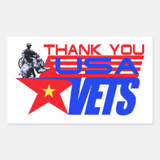 USA Veteranen Rechteckiger Aufkleber