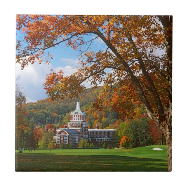 USA, Virginia, Hot Springs, The Homestead Fliese (Vorderseite)