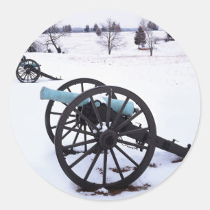 USA, Virginia, Manassas National Battlefield Runder Aufkleber