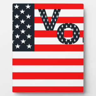 Usa Vote Fotoplatte