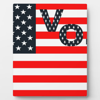Usa Vote Fotoplatte