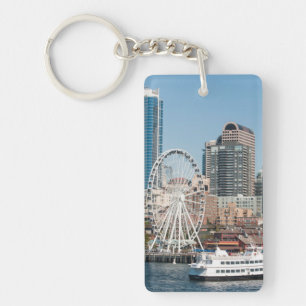 USA, Wa, Seattle. Kreuzfahrtschiff Argosy Harbour Schlüsselanhänger