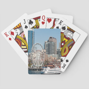 USA, Wa, Seattle. Kreuzfahrtschiff Argosy Harbour Spielkarten