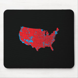 Usa-Wahlkarte 2024 Präsident Trump Republikaner R Mousepad