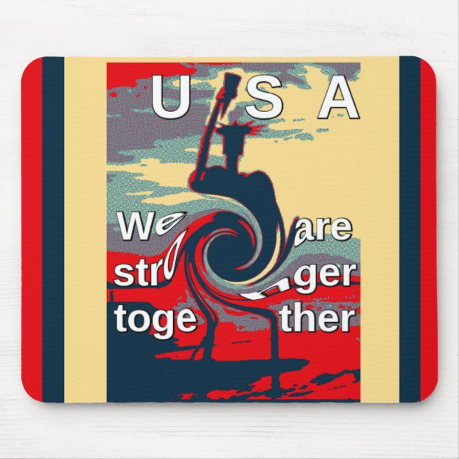 USA-Wandel: Stärkeres gemeinsames einheitliches De Mousepad (Vorne)