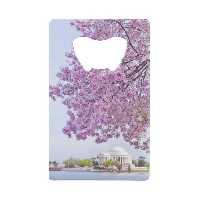 USA, Washington DC, Kirschbaum in der Blüte Geldkarten Flaschenöffner (Vorderseite)