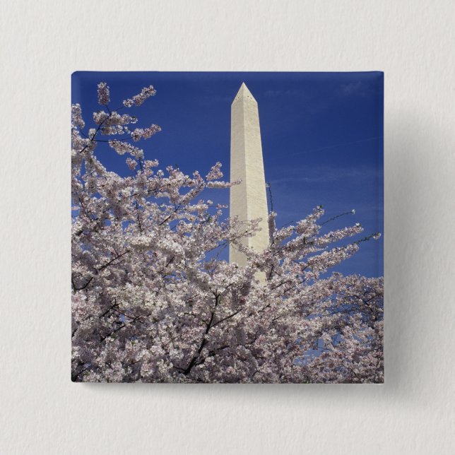 USA, Washington DC. Kirschblüten-Festival und Button (Vorderseite)
