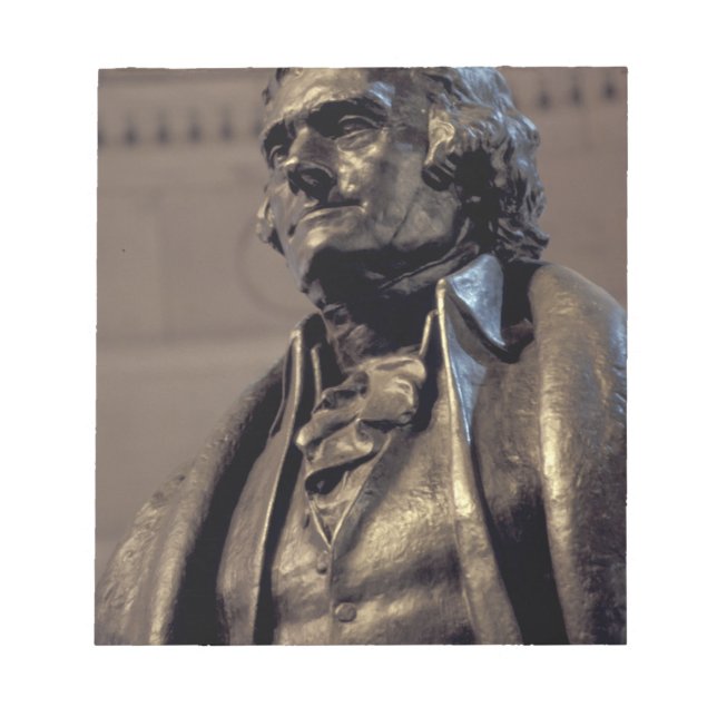 USA, Washington DC. Thomas Jefferson Memorial. Notizblock (Vorderseite)