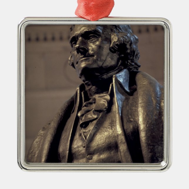 USA, Washington DC. Thomas- Jeffersondenkmal Silbernes Ornament (Vorne)