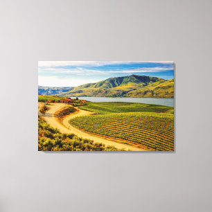 USA, Washington, Lake Chelan. Weintrauben von Bens Leinwanddruck
