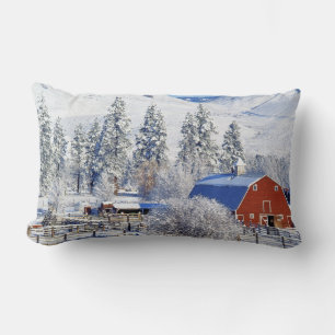 USA, Washington, Methow Tal, Scheunen herein Lendenkissen