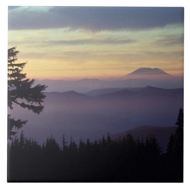 USA, Washington. Mount St. Helens durch Fliese (Vorderseite)
