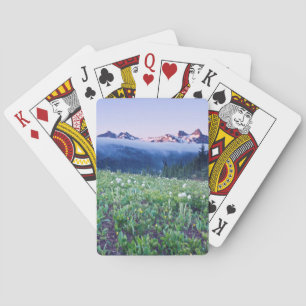 USA, Washington, Mt. Rainier Nationalpark 4 Spielkarten