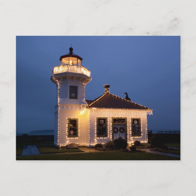 USA, Washington, Mukilteo. Mukilteo Lighthouse Postkarte (Vorderseite)