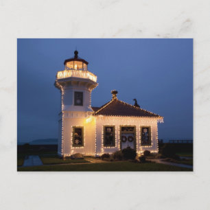 USA, Washington, Mukilteo. Mukilteo Lighthouse Postkarte
