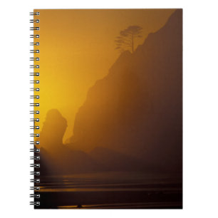 USA, Washington, Olympic Nat'l Park, Sunset, 2 Notizblock