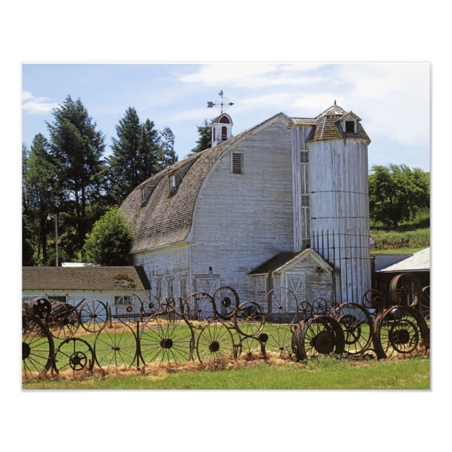 USA, Washington, Pullman, Barn Fotodruck (Vorne)
