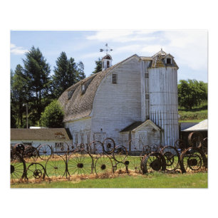 USA, Washington, Pullman, Scheune Fotodruck