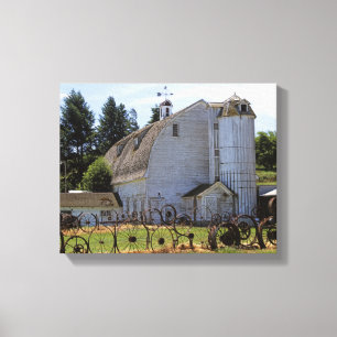 USA, Washington, Pullman, Scheune Leinwanddruck