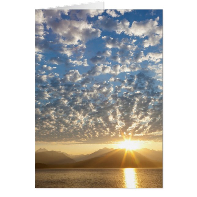 USA, Washington, Seabeck. Coucher du soleil (Devant)