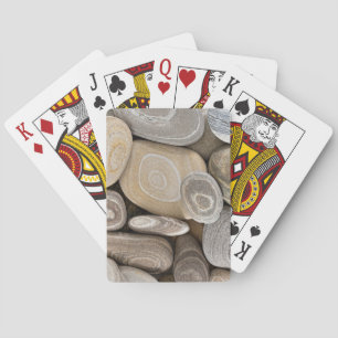 USA, Washington, Seabeck. Nahaufnahme des Strandes Spielkarten