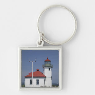 USA, Washington, Seattle, Alki Point Leuchtturm, Schlüsselanhänger