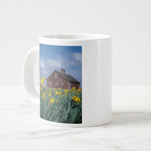 USA, Washington, Skagit Valley. Feld mit Jumbo-Tasse