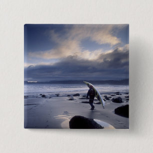 USA, Washington Staat, Olympic National Park. Button