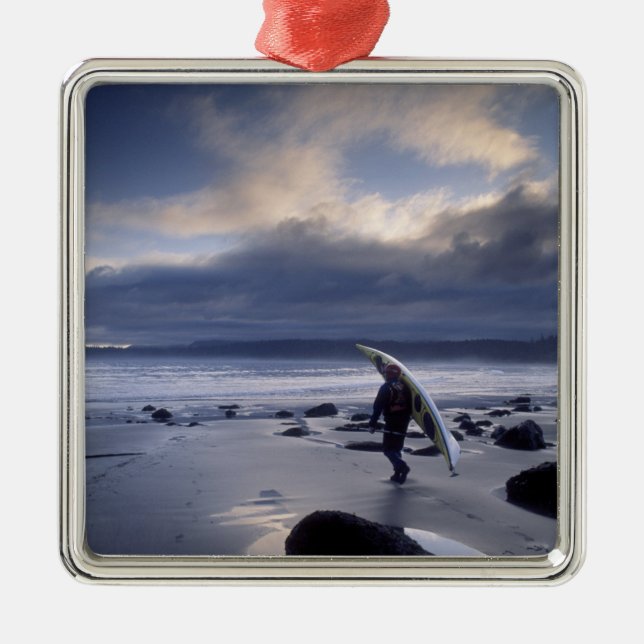 USA, Washington Staat, Olympic National Park. Silbernes Ornament (Vorne)