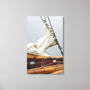 USA, Washington Staat, Port Townsend. Segelboot Leinwanddruck