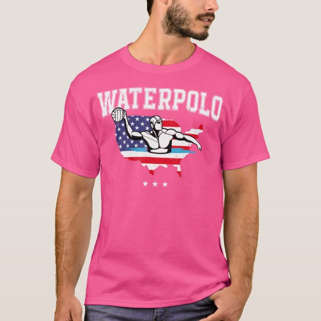 Usa Waterpolo Lover T-Shirt (Vorderseite)