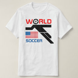 USA Weltfußball-T-Shirt T-Shirt