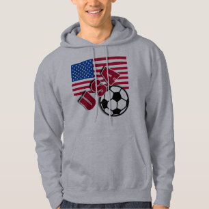 USA-WeltFußballfan-T-Shirts Hoodie