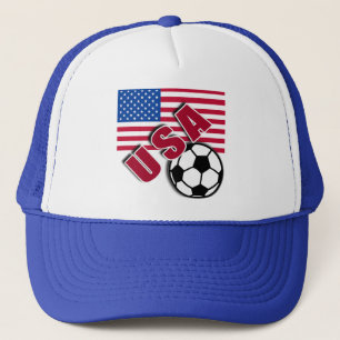 USA-WeltFußballfan-T-Shirts Truckerkappe