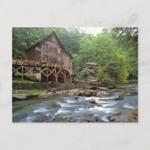 USA, West Virginia, Babcock SP. Rustic Glade Postkarte